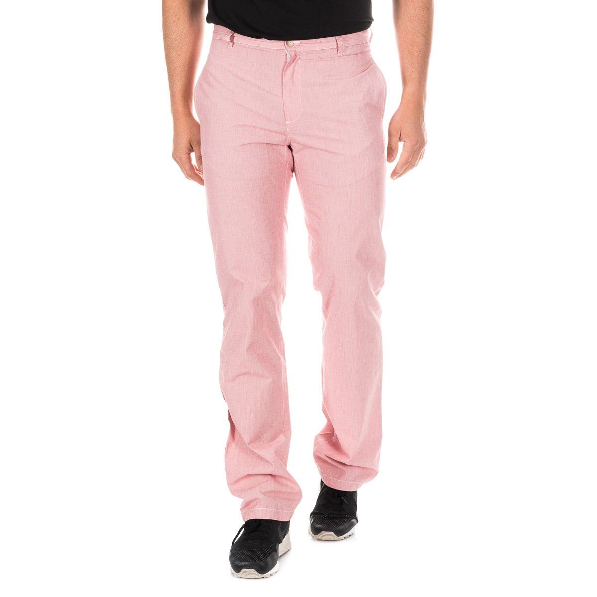 Gerades Bein Baumwollmischung Hose