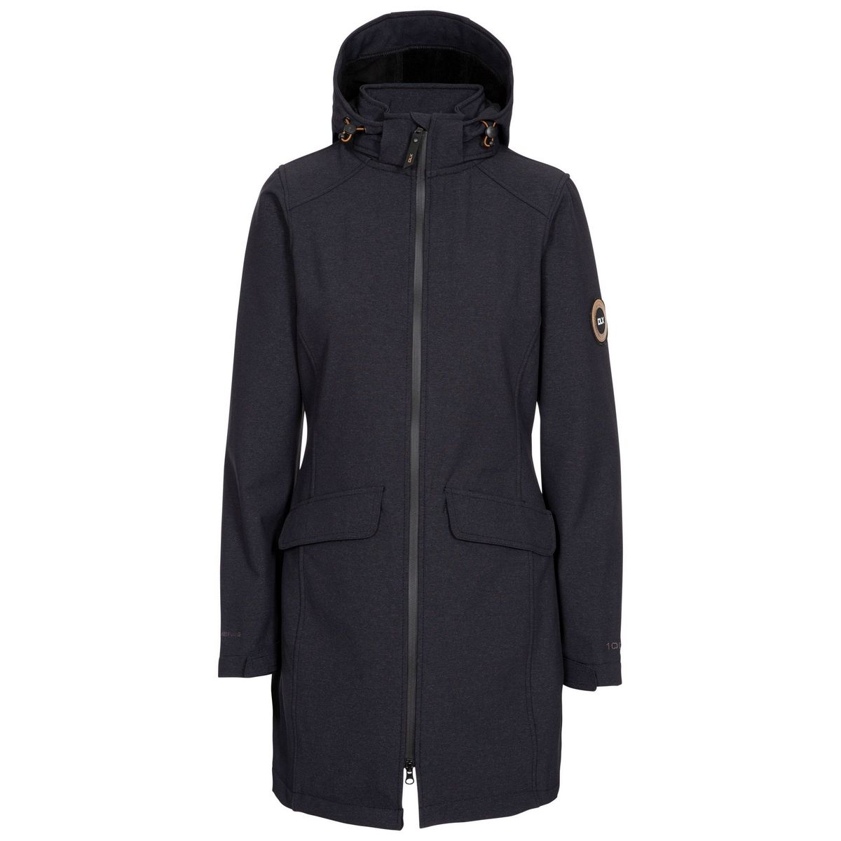 Trespass Womens/Ladies Maria Soft Shell Jacket (Schwarz Mergel)
