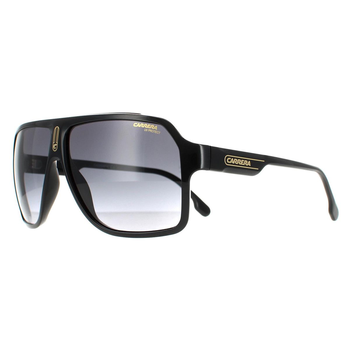 Quadratische Pilotenbrille mit Farbverlauf