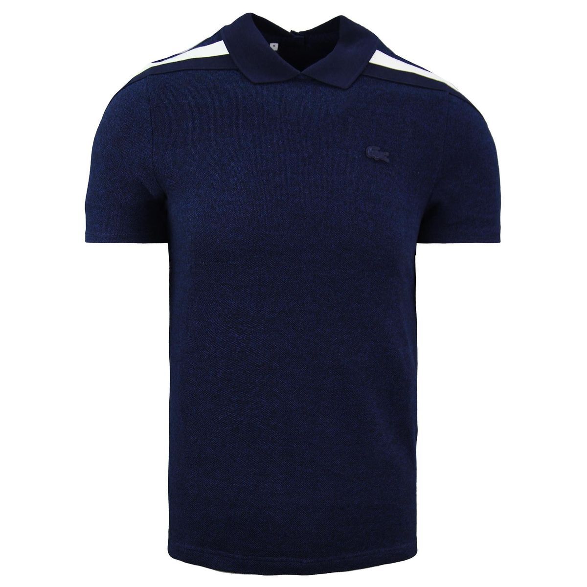 Polo-Shirt mit Streifen an der Schulter