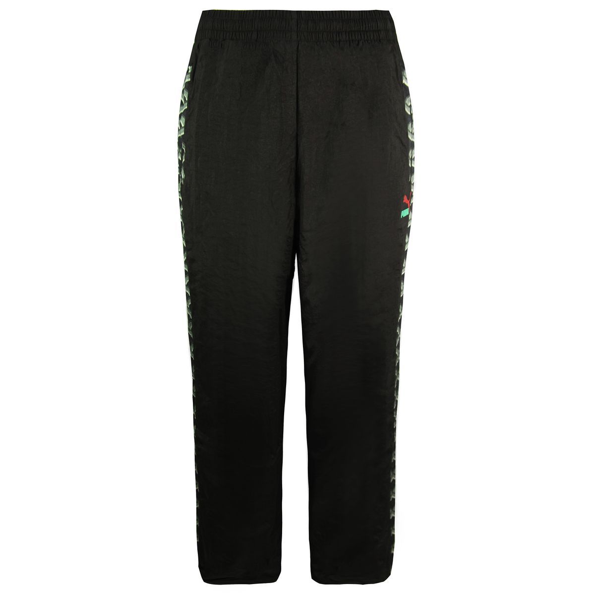 Schwarze Herren-Trainingshose mit Camouflage-Print