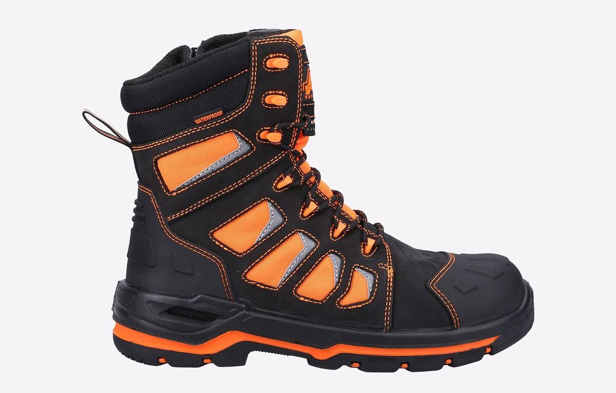 Amblers Sicherheitsblitzlicht Sicherheits-WASSERDICHT Stiefel Herren