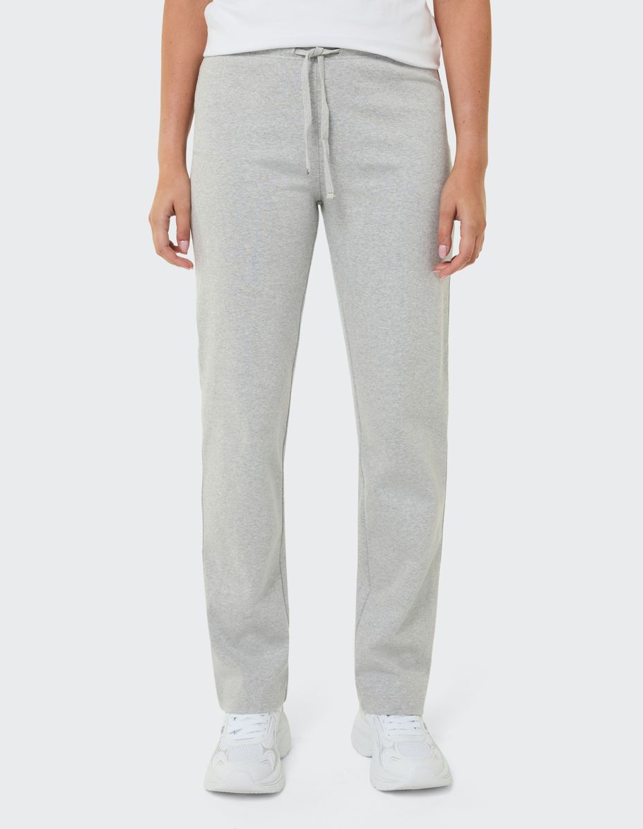 Bequeme Baumwoll-Sweathose mit geradem Bein
