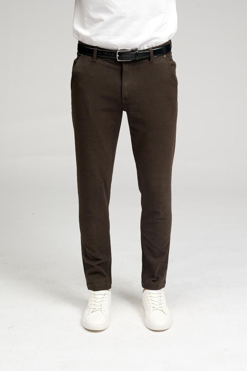Schlanke strukturierte Performance-Hose