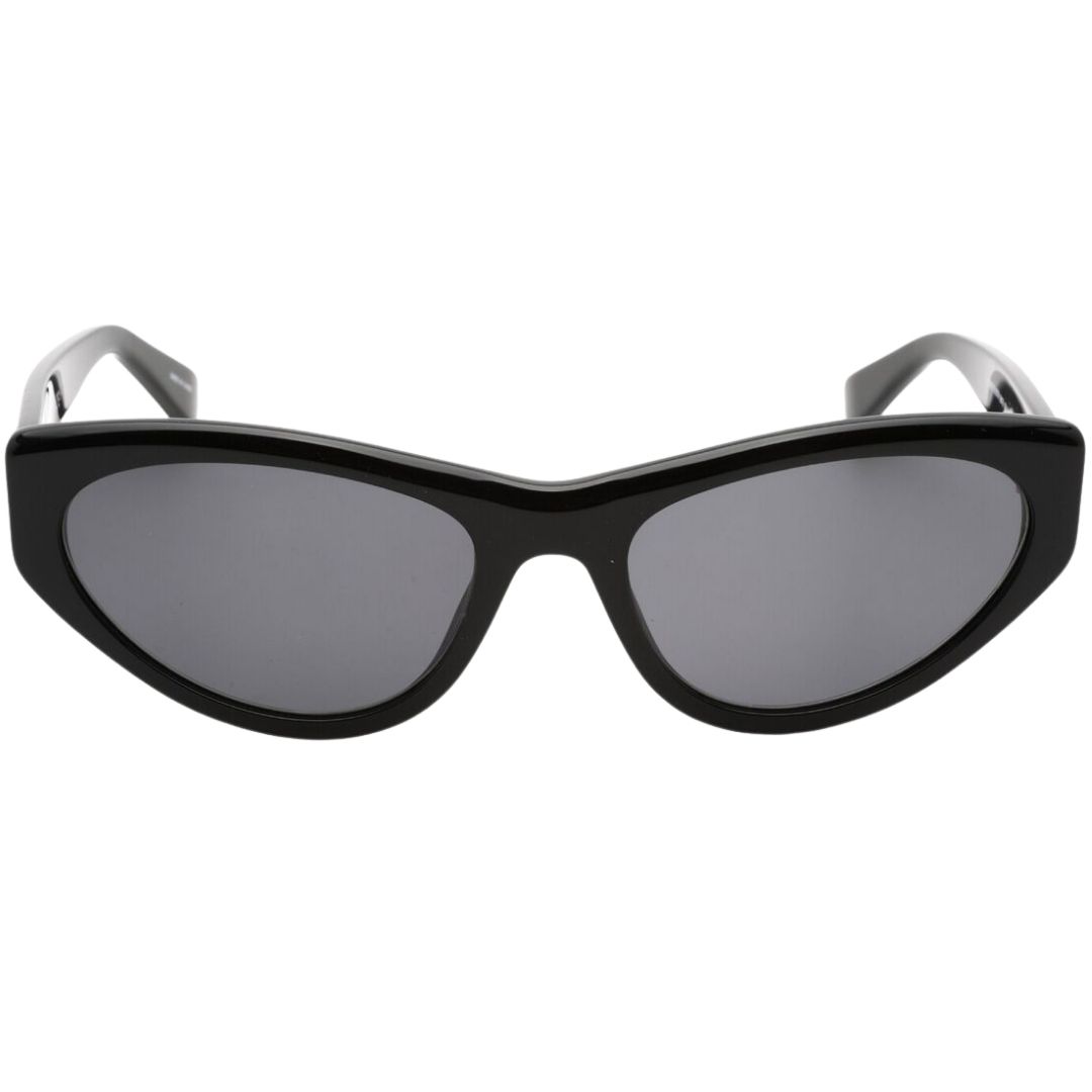 Schwarze Cat-Eye-Sonnenbrille