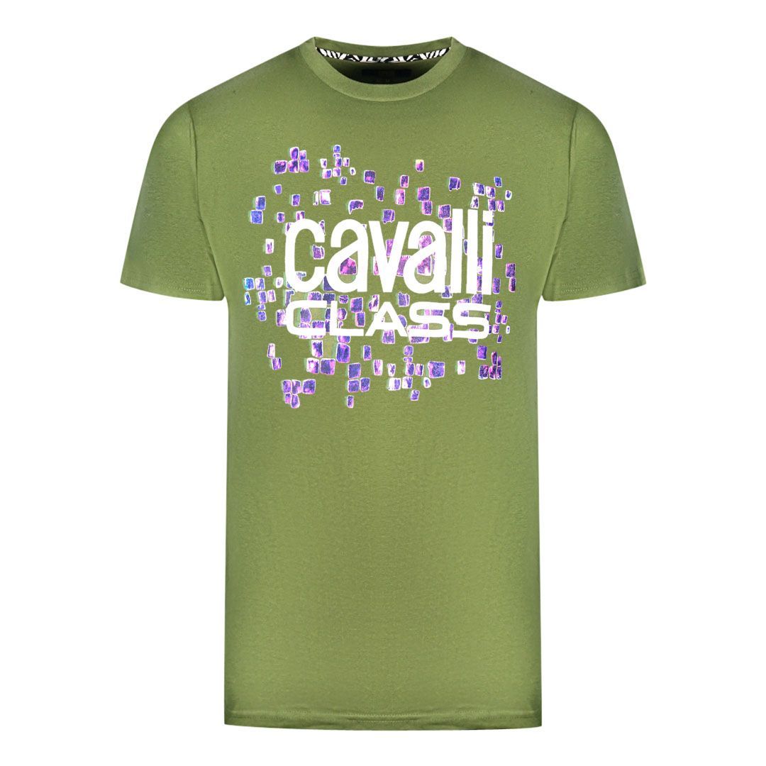 Cavalli Class Logo Grafik T-Shirt