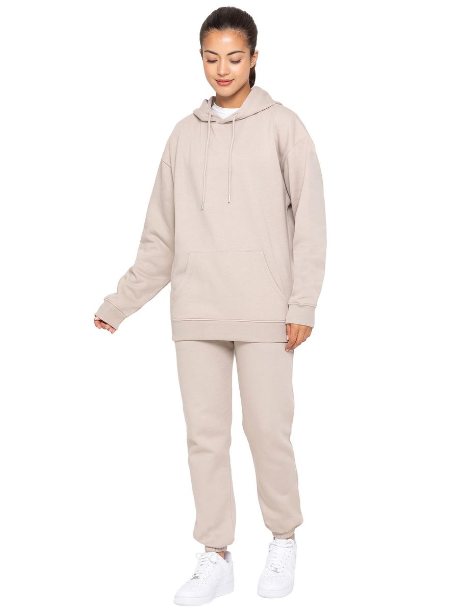 Damen Oversized Hoodie Trainingsanzug Set