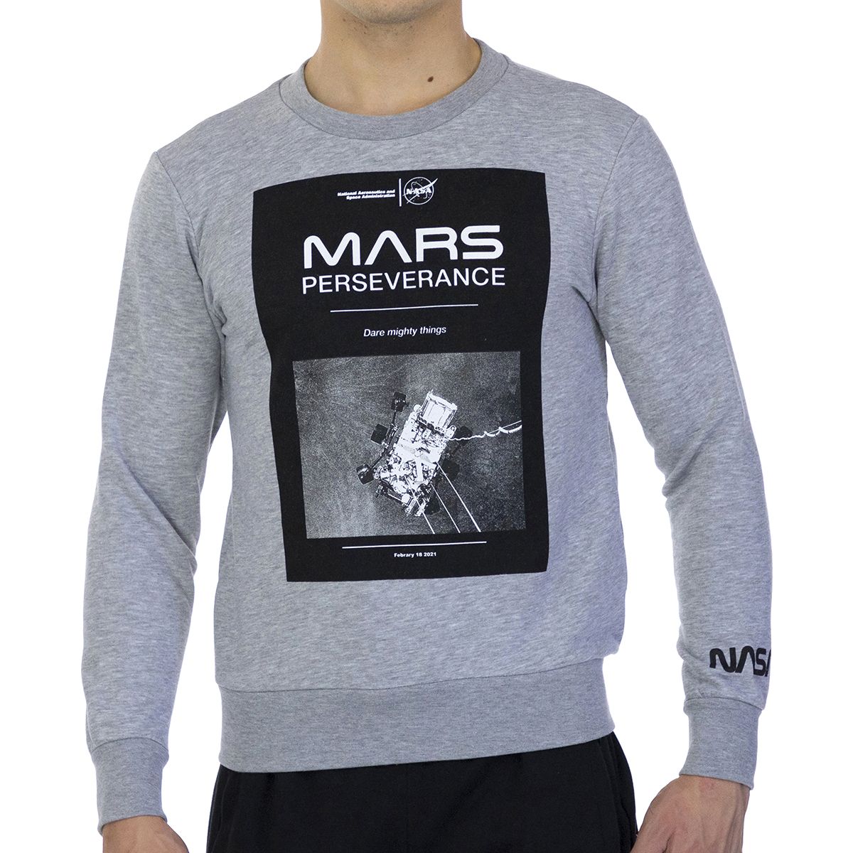 Mars Perseverance Sweatshirt mit Grafikprint