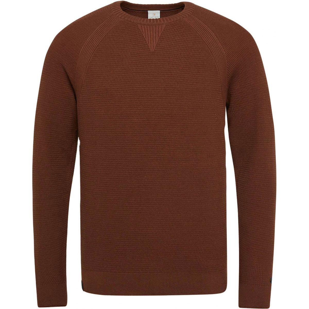 Herren Baumwollpullover mit Rundhalsausschnitt