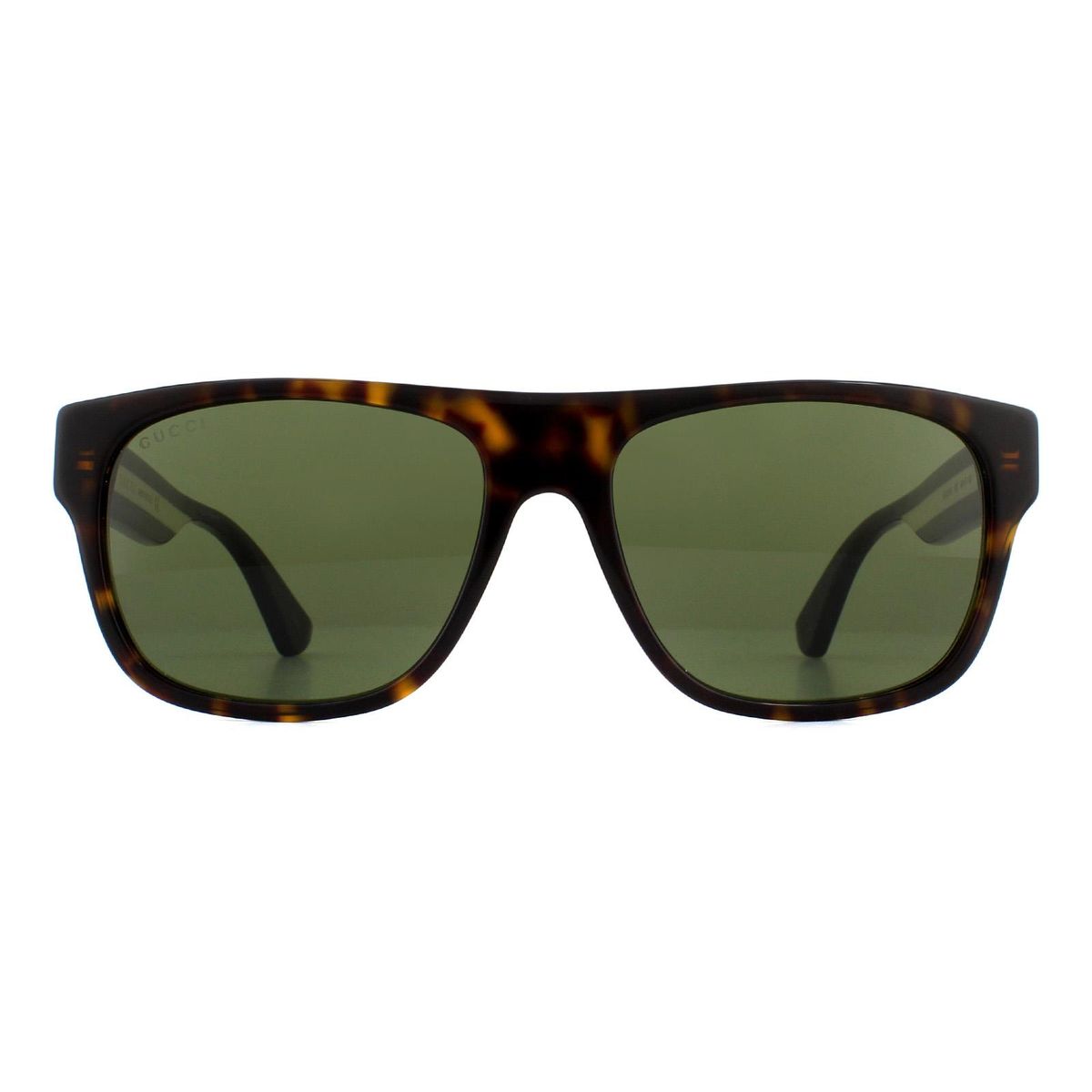 Quadratische Havana-Rahmen Sonnenbrille