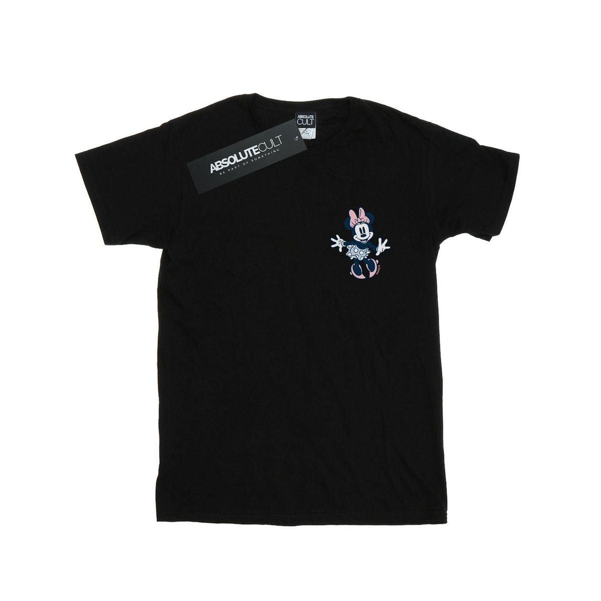 Disney - "Minnie Mouse Dancing Chest" T-Shirt für Damen (Schwarz)