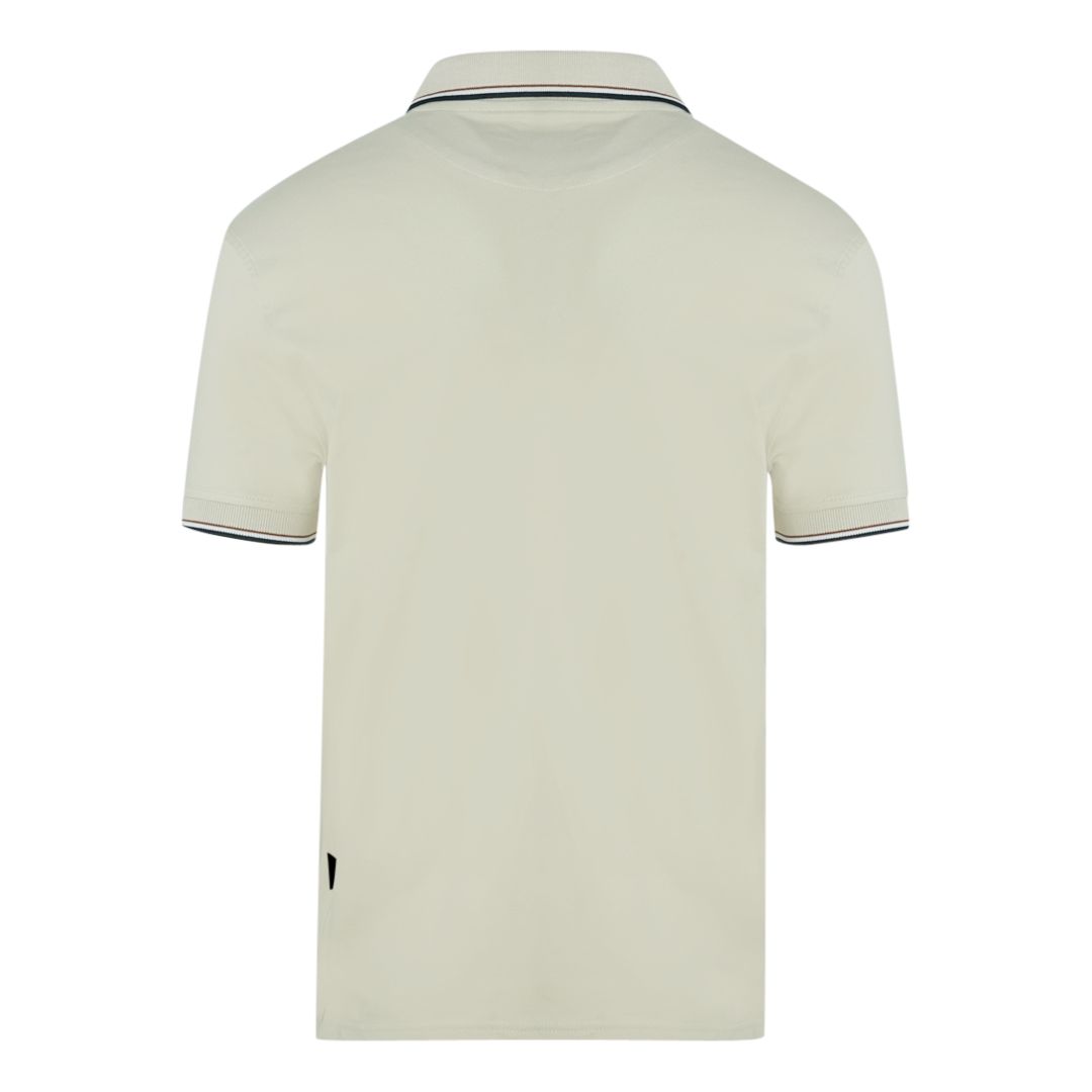 Polohemd mit großem Logo-Print
