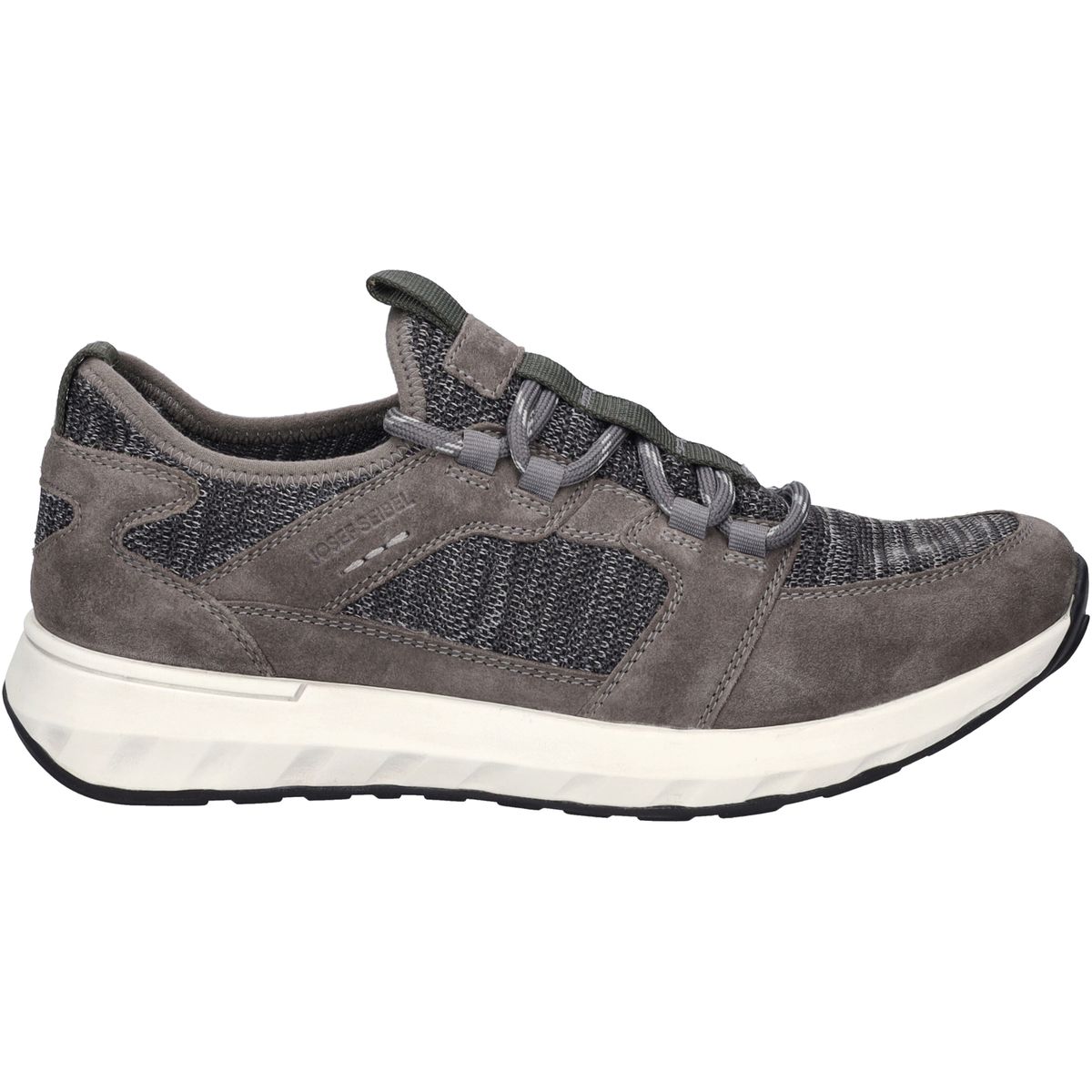 Hybrid-Sneaker aus Mesh und Veloursleder