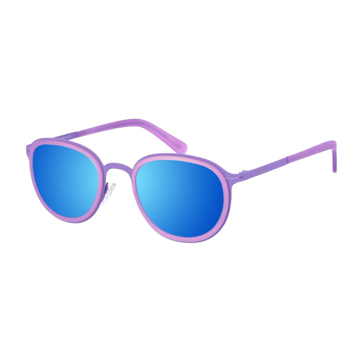 Metall Sonnenbrille mit runden Gläsern