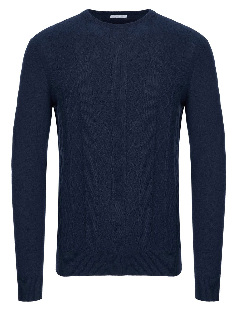 Herren Kaschmir Strickpullover mit Muster