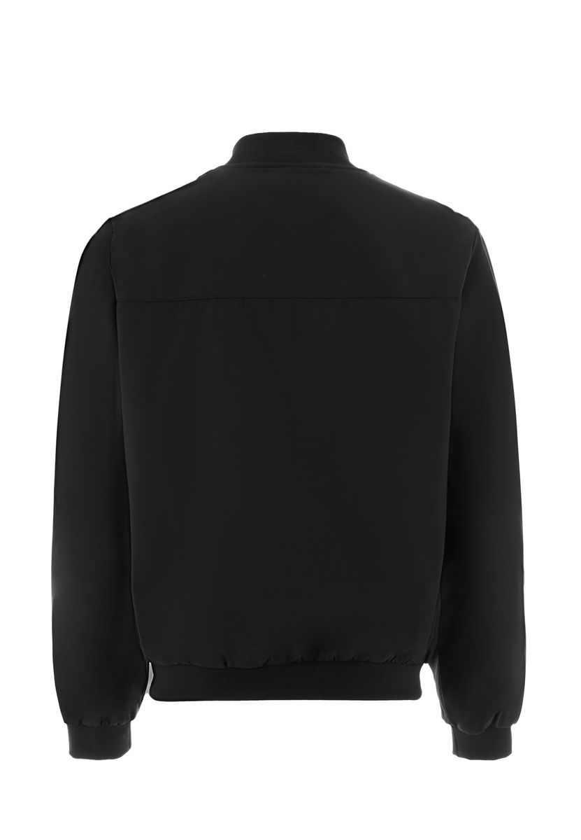 Minimalistische Zip-Jacke mit versteckter Kapuze