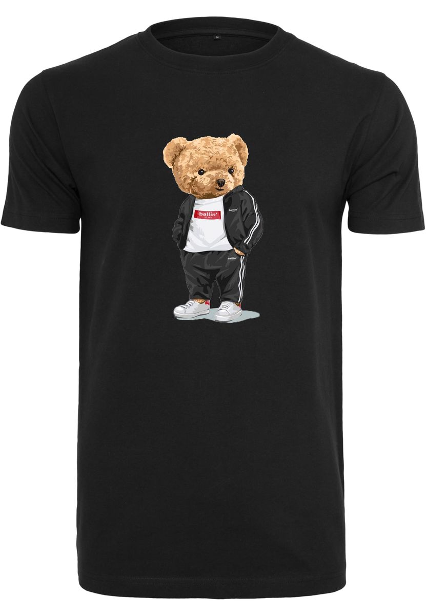 T-Shirt mit Teddybären-Print
