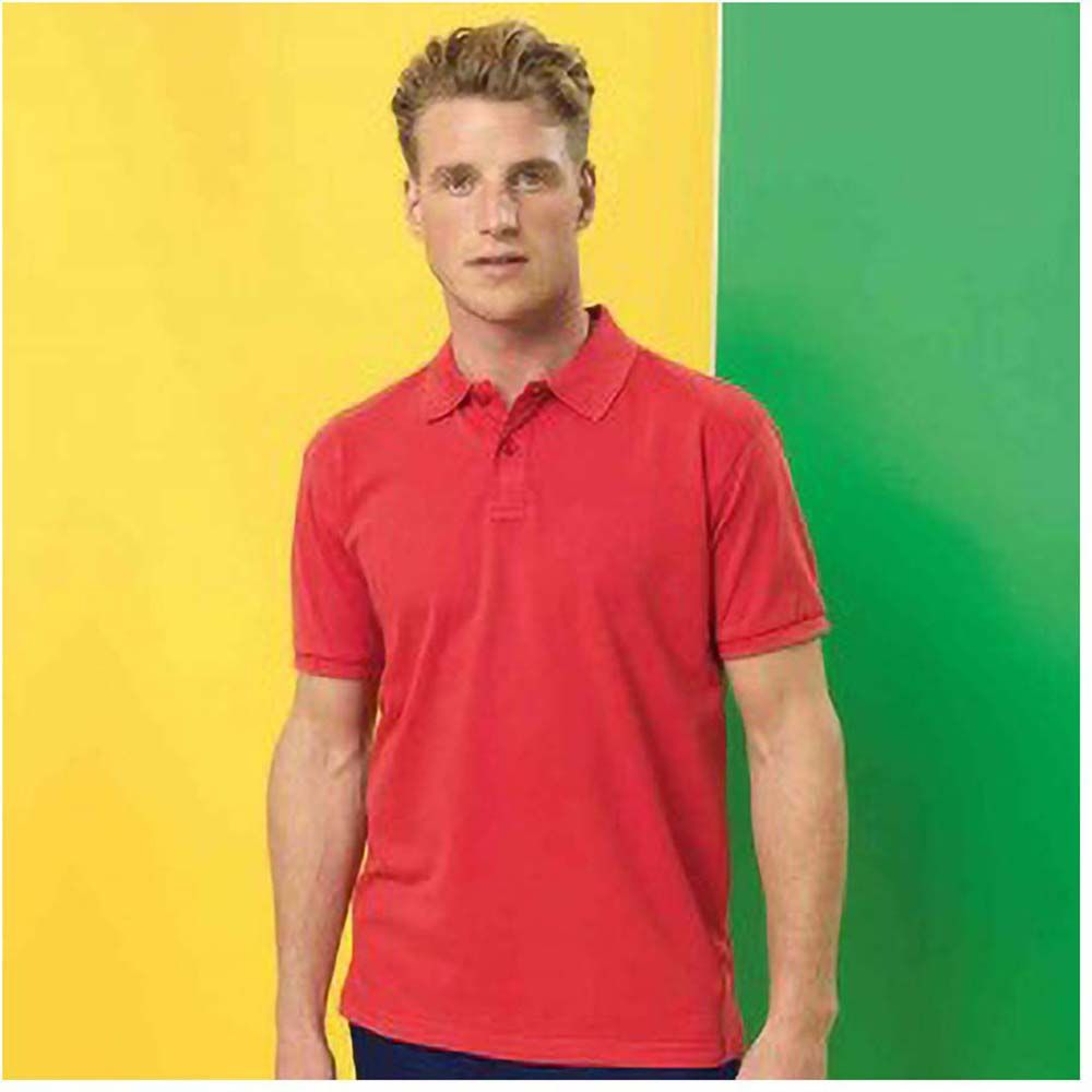 Performance Kurzarm-Polo mit Rippstrick
