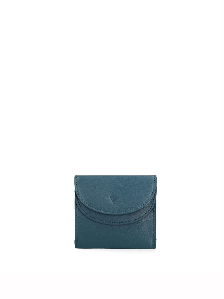 Kompakte Leder-Brieftasche