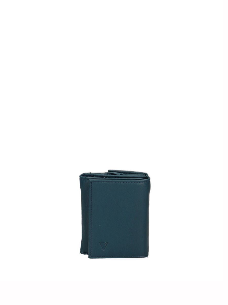 Kompakte Leder-Brieftasche