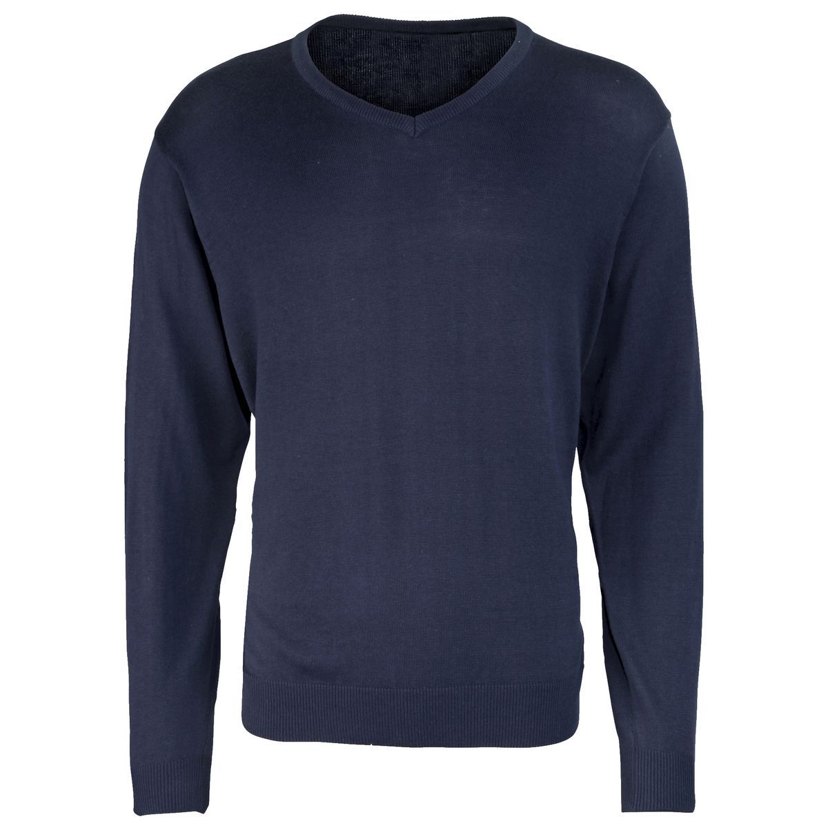Herren Feinstrick-Pullover mit V-Ausschnitt