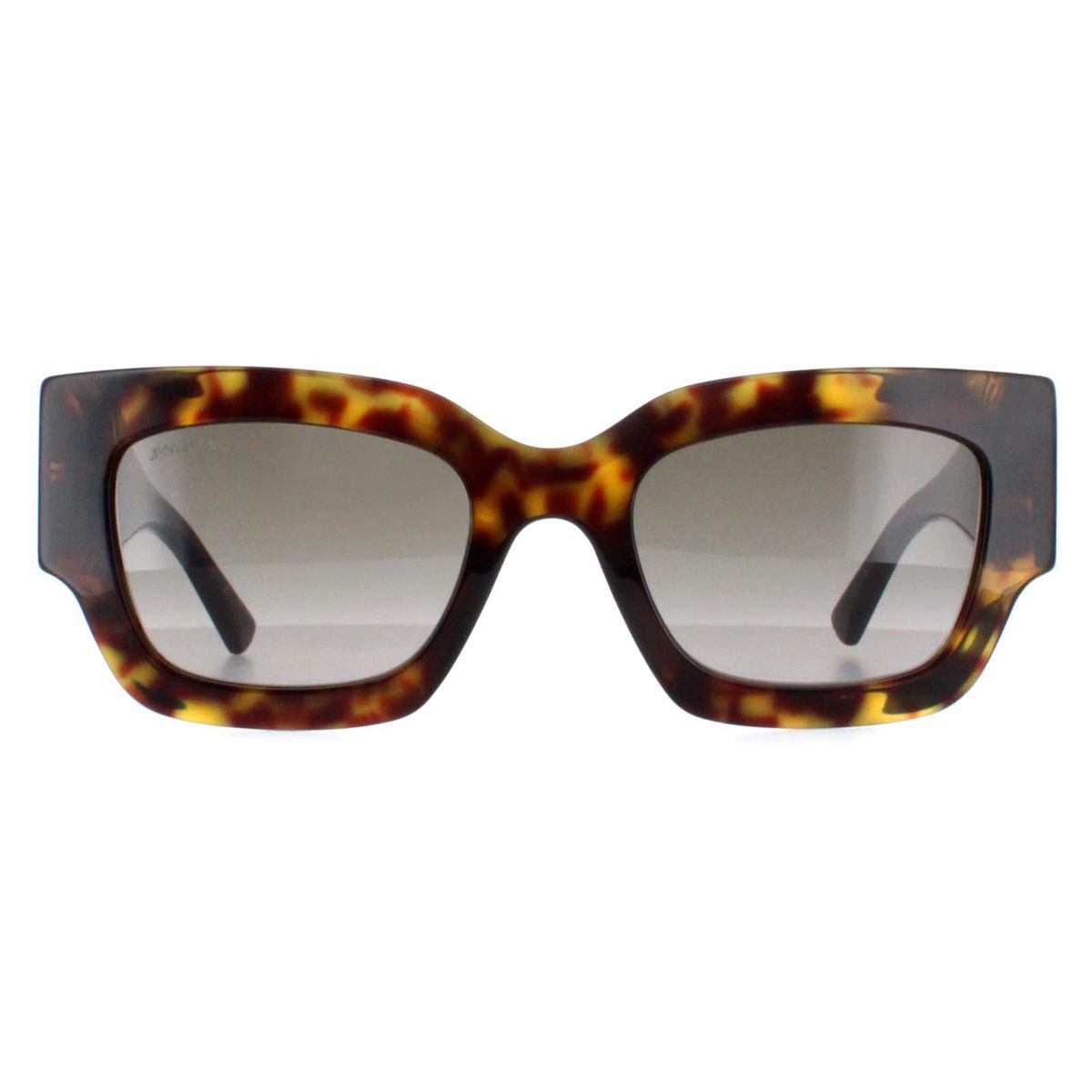 Quadratische Sonnenbrille in Schildpatt-Optik
