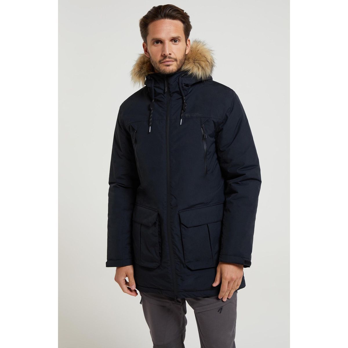 Mountain Warehouse Herren Traverse Hybrid Wasserdichte Jacke (Marine)