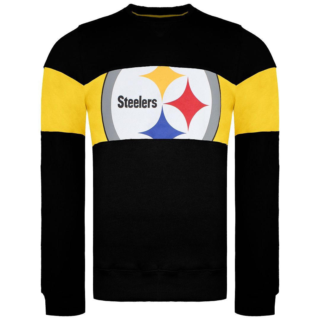 Pittsburgh Steelers Pullover Sweatshirt mit Einsätzen