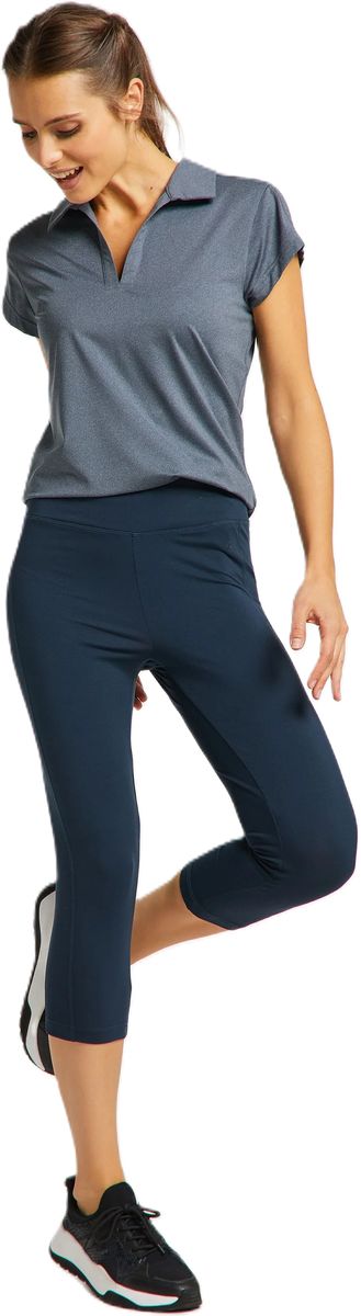 Damen Capri Yoga Leggings mit hohem Bund