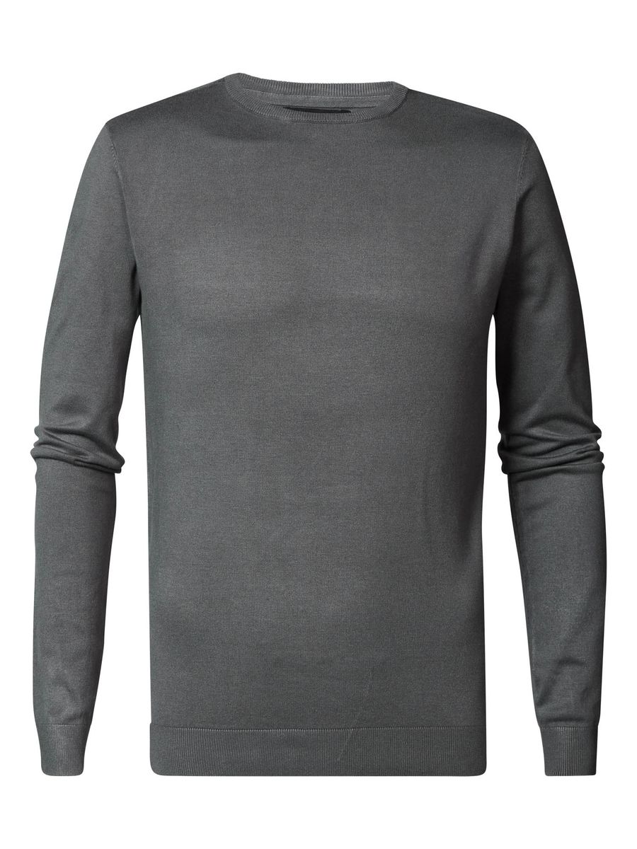 Feinstrickpullover mit Rundhalsausschnitt für Herren