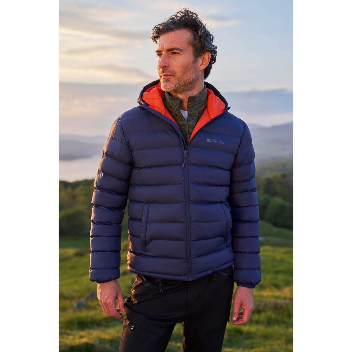 Mountain Warehouse - "Seasons II" Steppjacke für Herren (Blau)