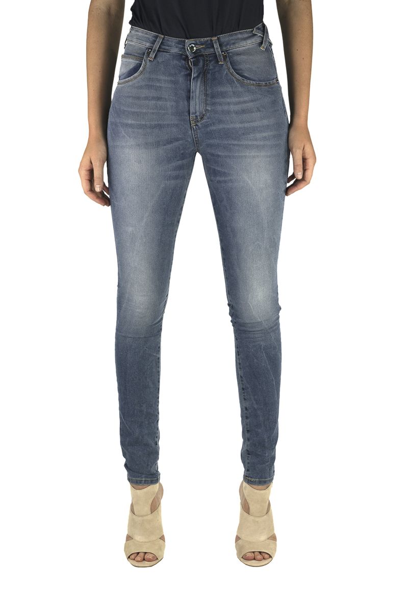 Damen Slim Fit Jeans Denim