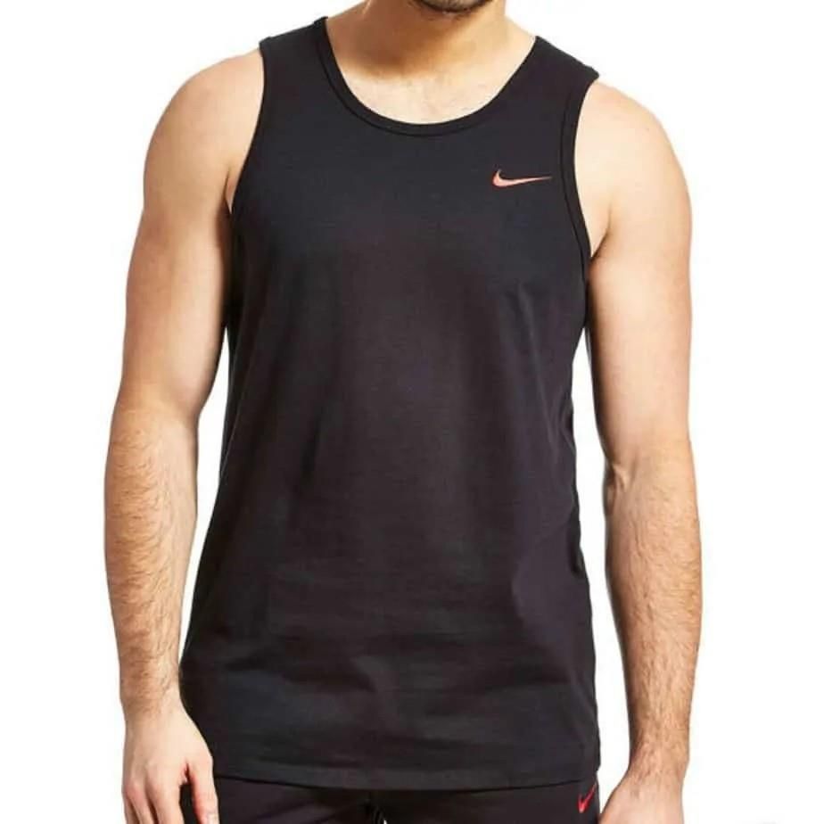 Klassisches schwarzes Trainings-Tanktop