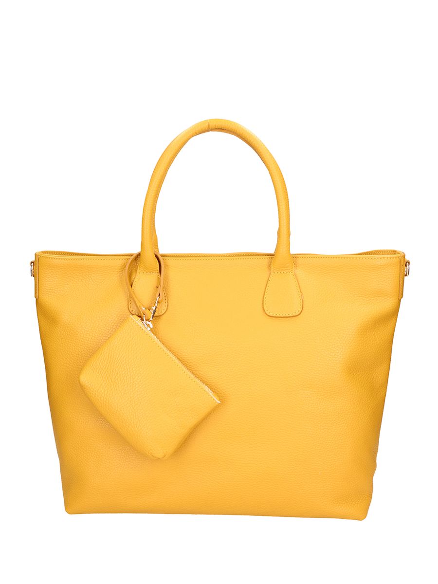 Gesteppte Ledertasche mit Kette