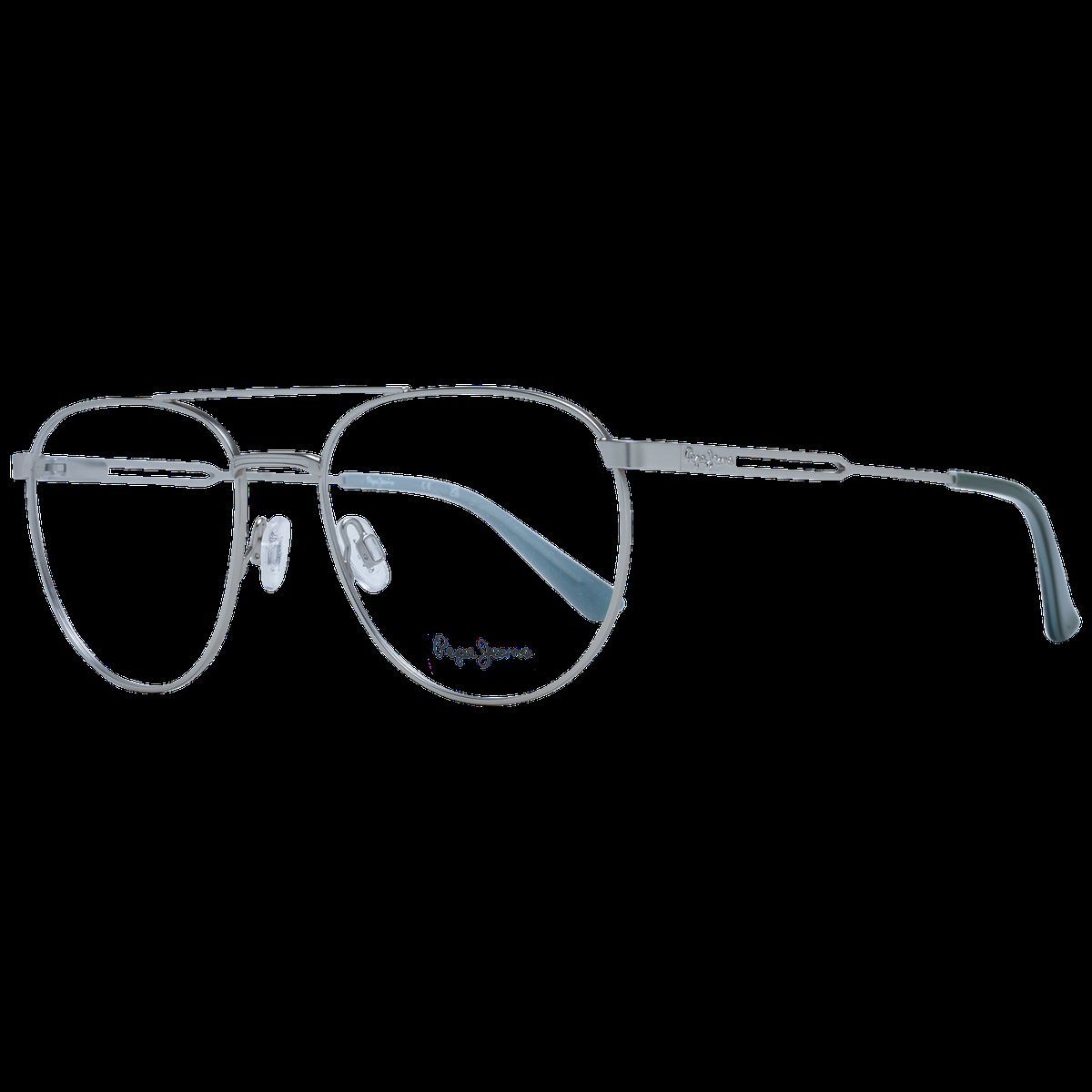 Silberne Metallbrille im Pilotenstil