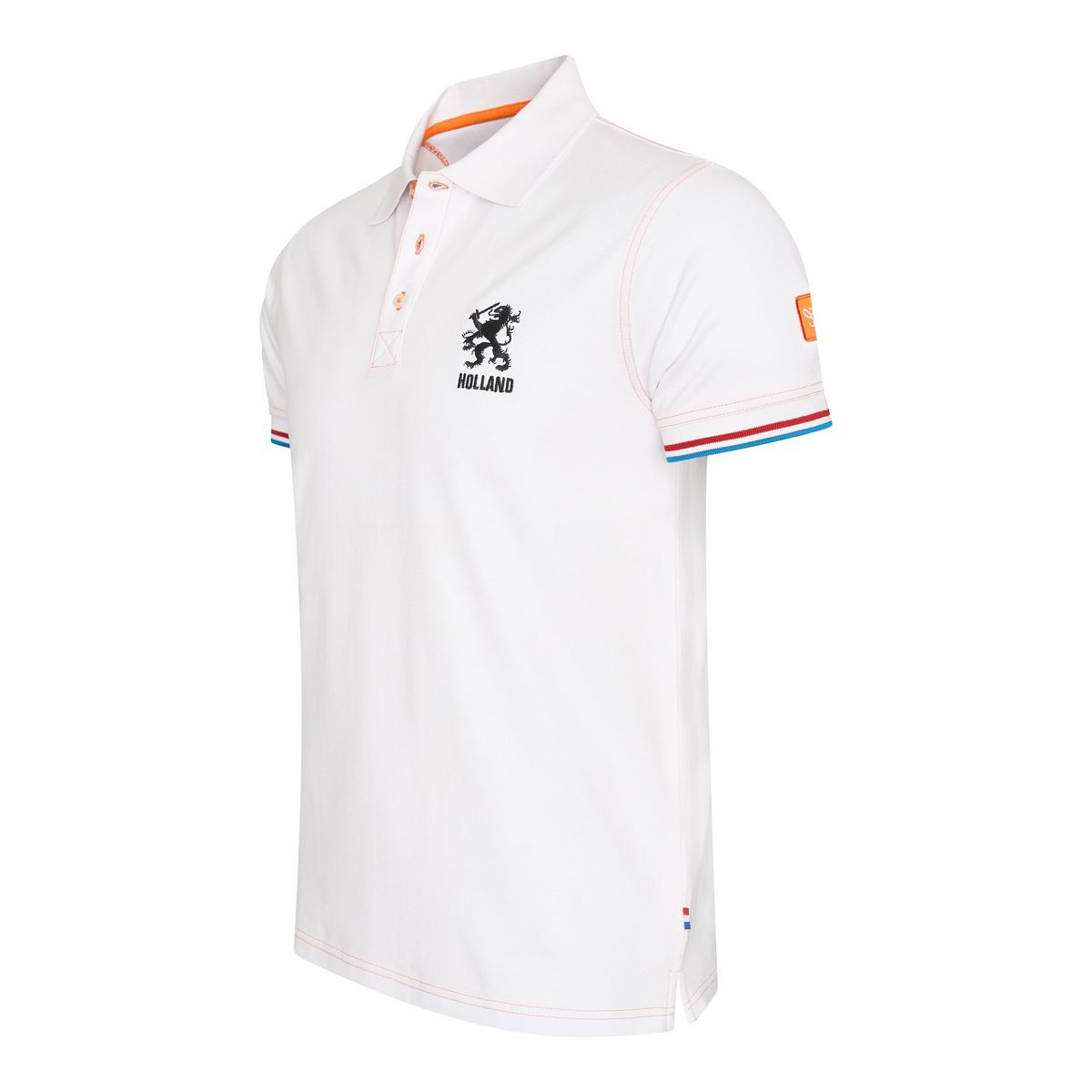 Polohemd mit Holland-Löwen-Grafik