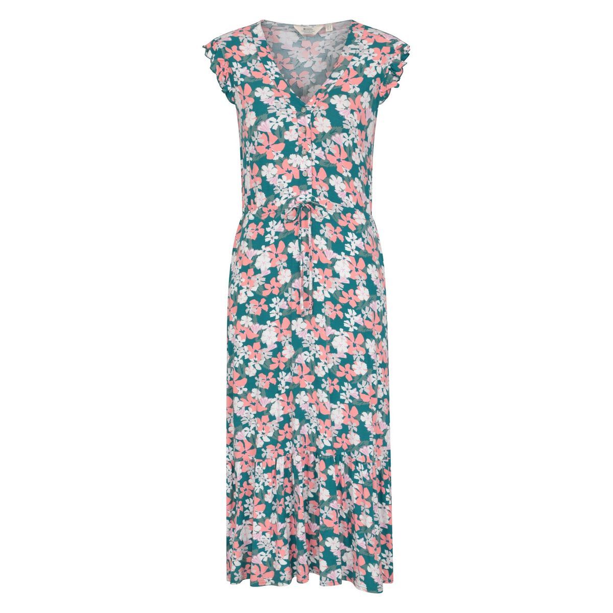 Mountain Warehouse - "Cyprus" Kleid Rüschen für Damen (Myrrhe)