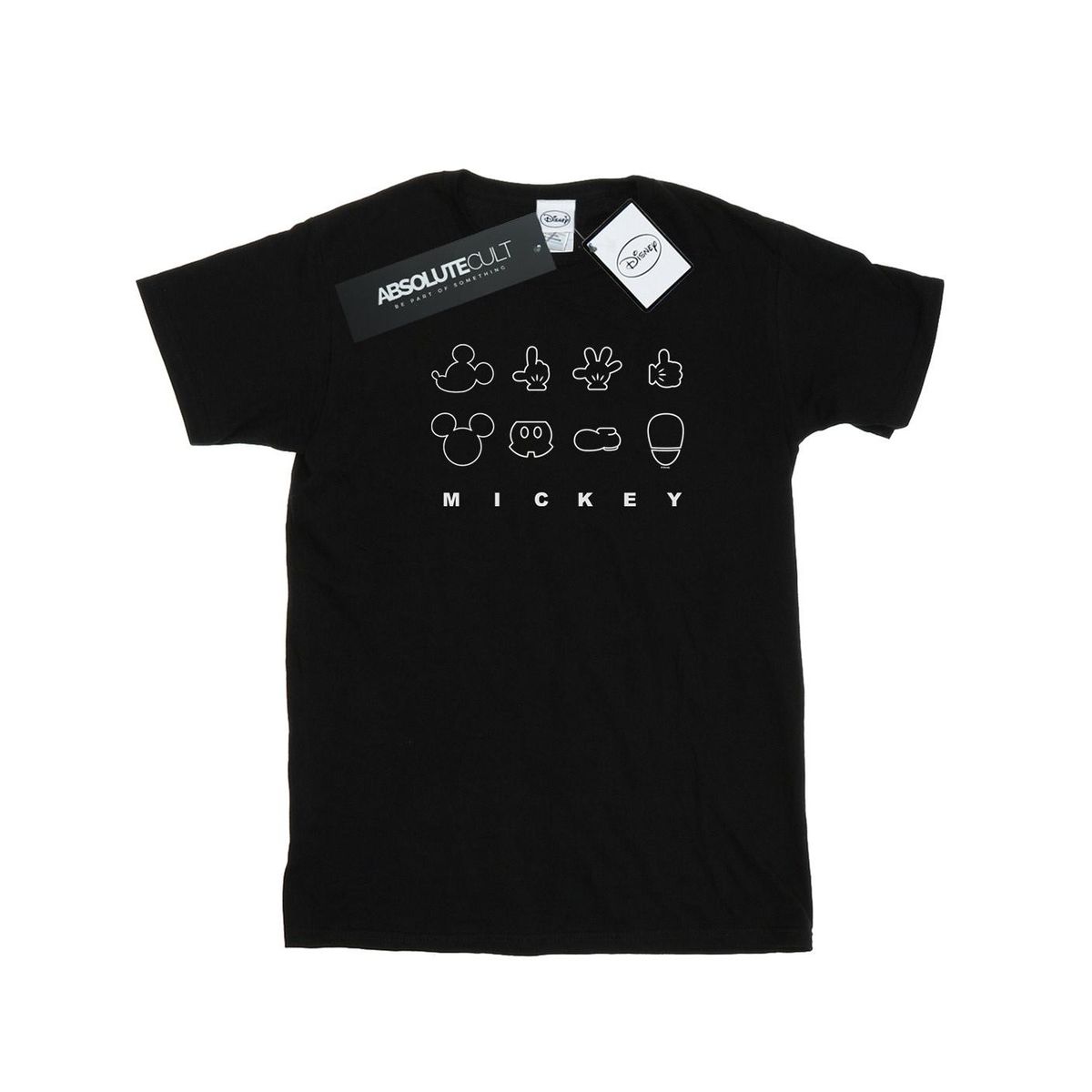 Mickey Mouse Dekonstruiertes Grafik T-Shirt
