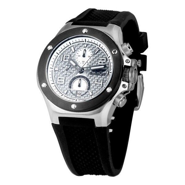 Chronographen-Uhr mit Silikonarmband