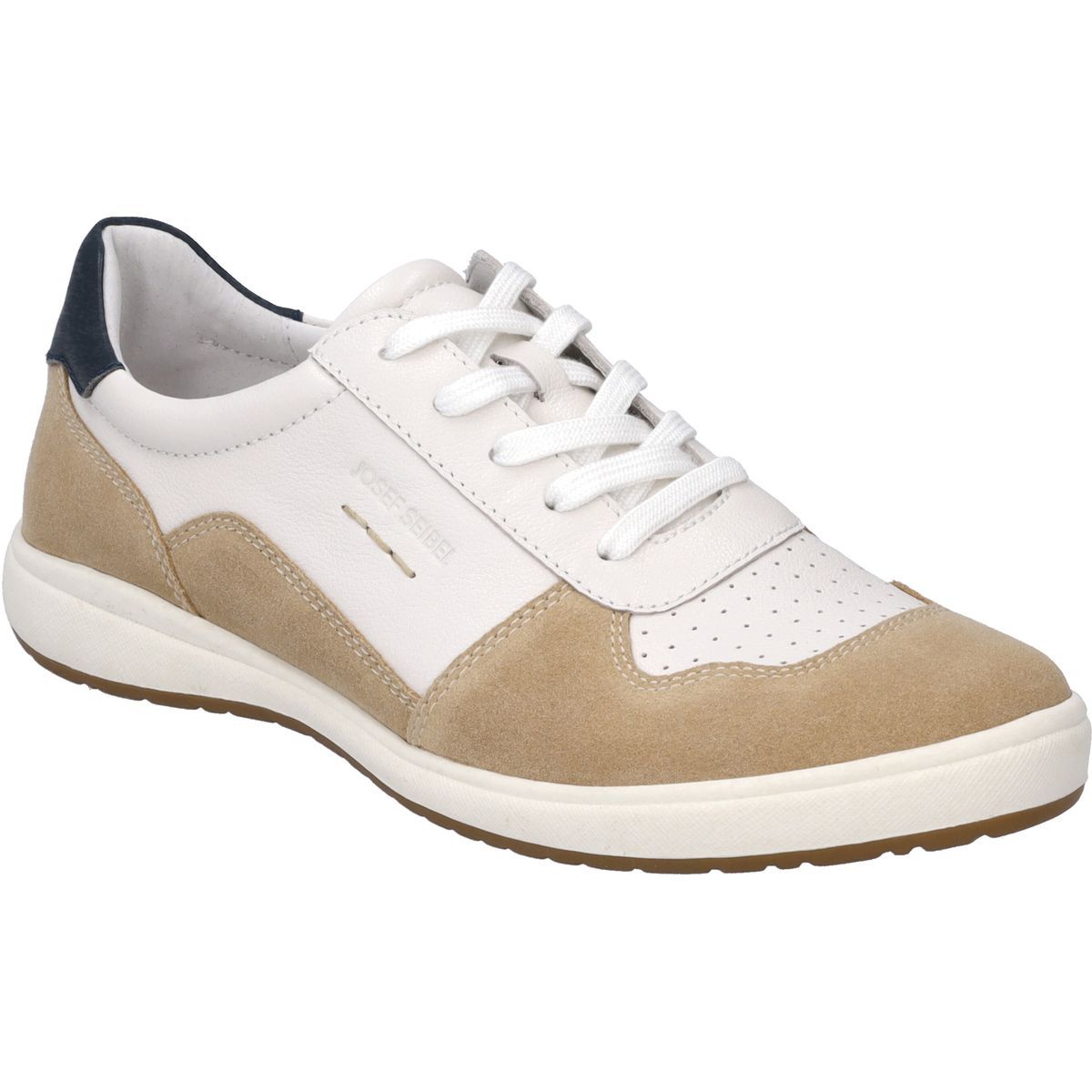 Bequemer Sneaker aus Leder und Wildleder