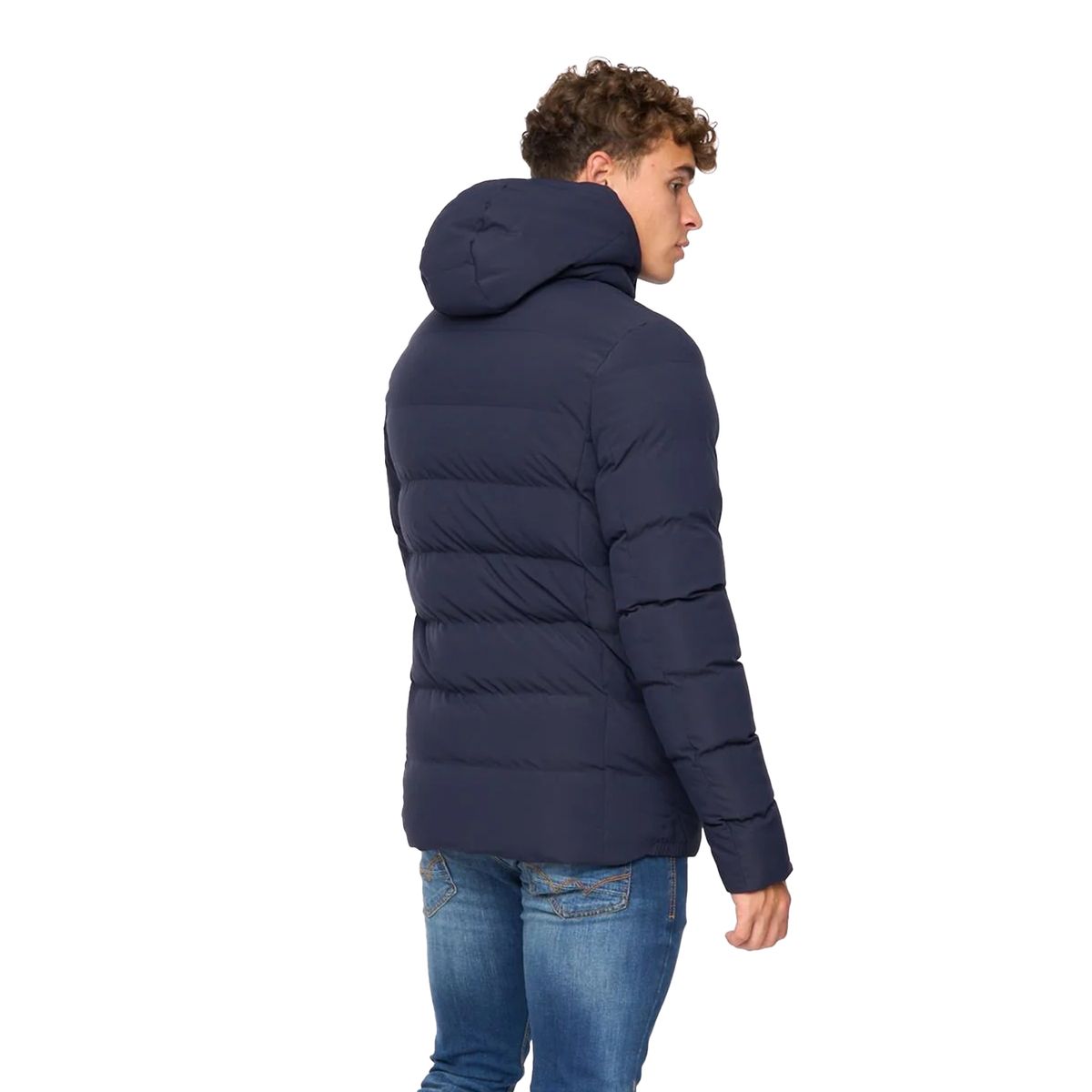 Gesteppte Pufferjacke mit Kapuze