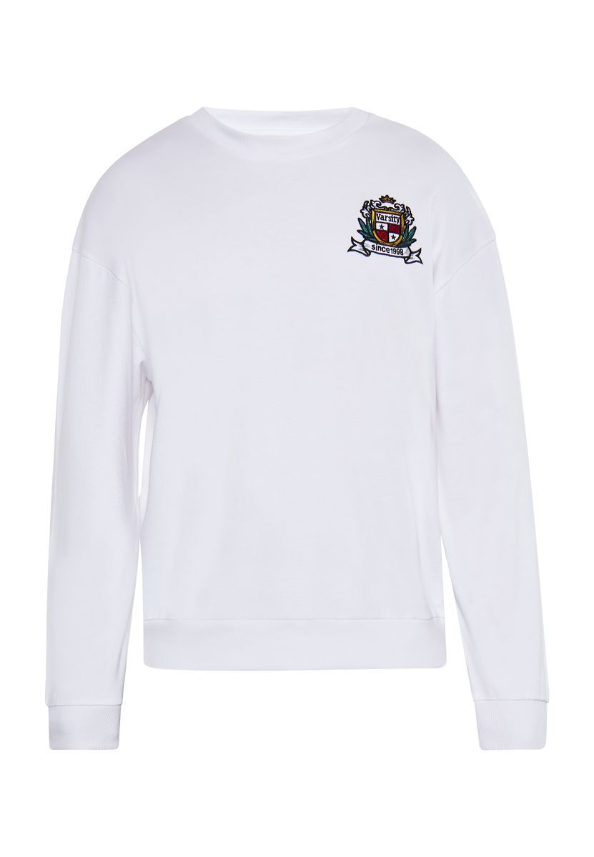 Lässiges Varsity Grafik Sweatshirt