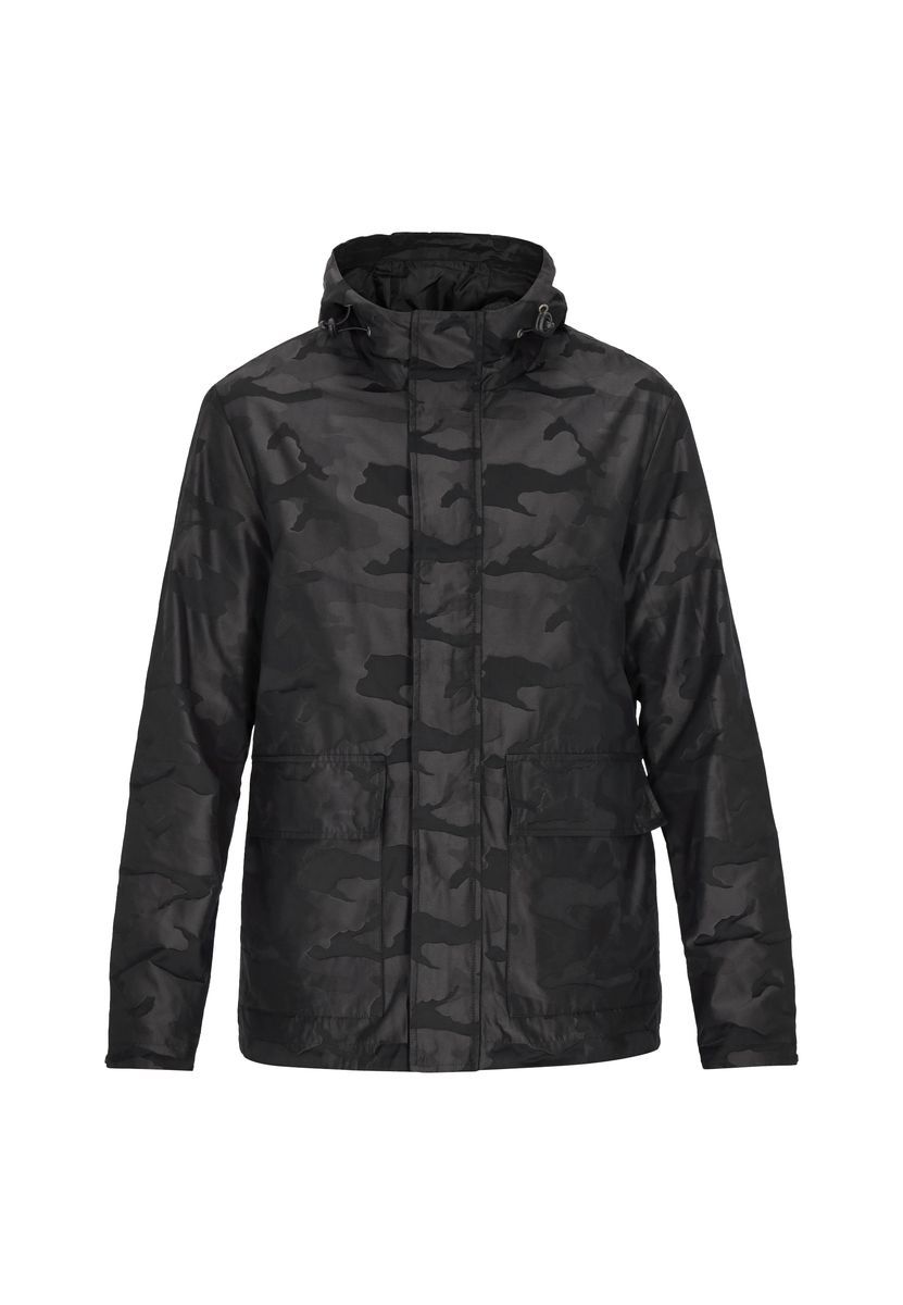Mo Anorak Herren Grau Camouflage
