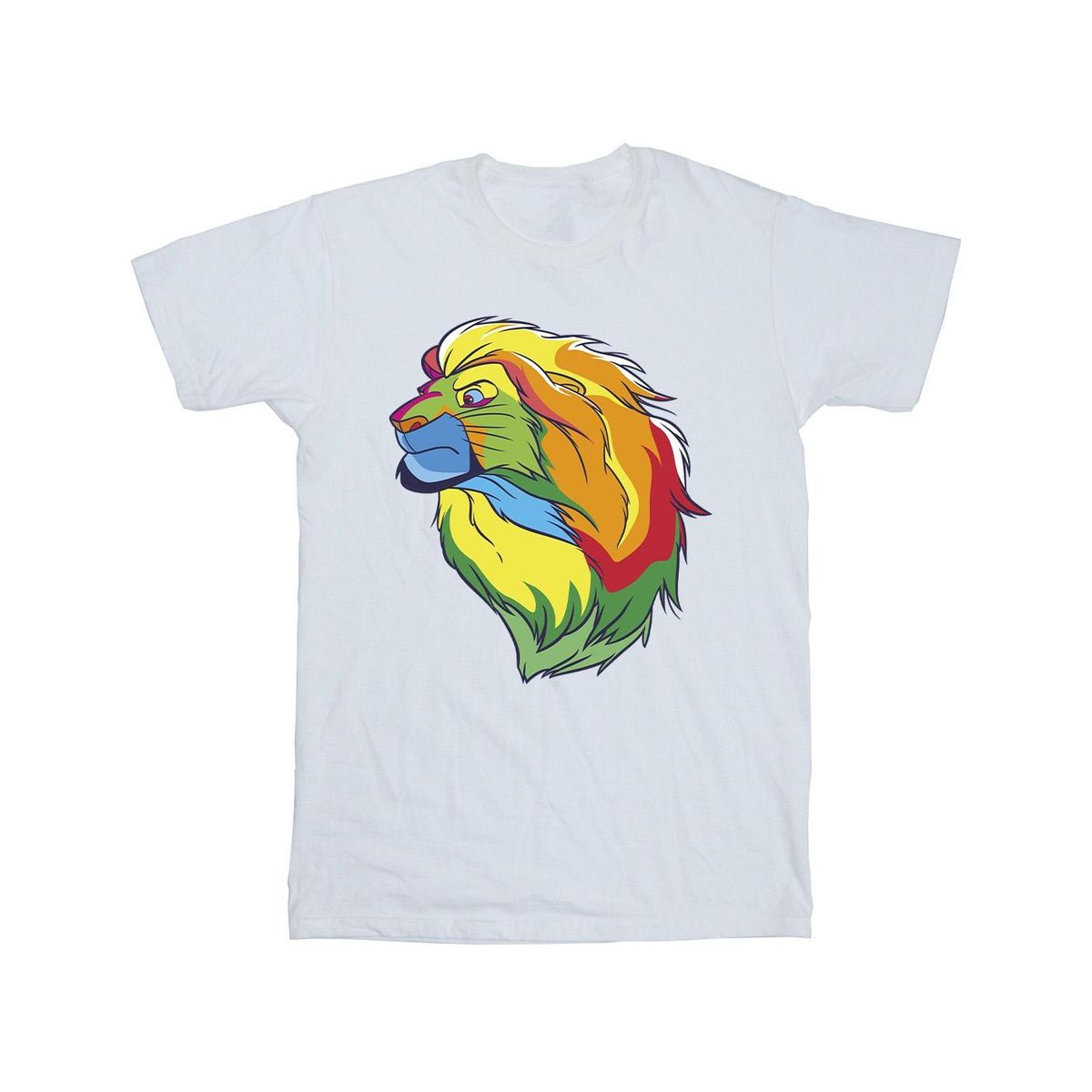Disney - "The Lion King Colours" T-Shirt für Herren (Weiß)