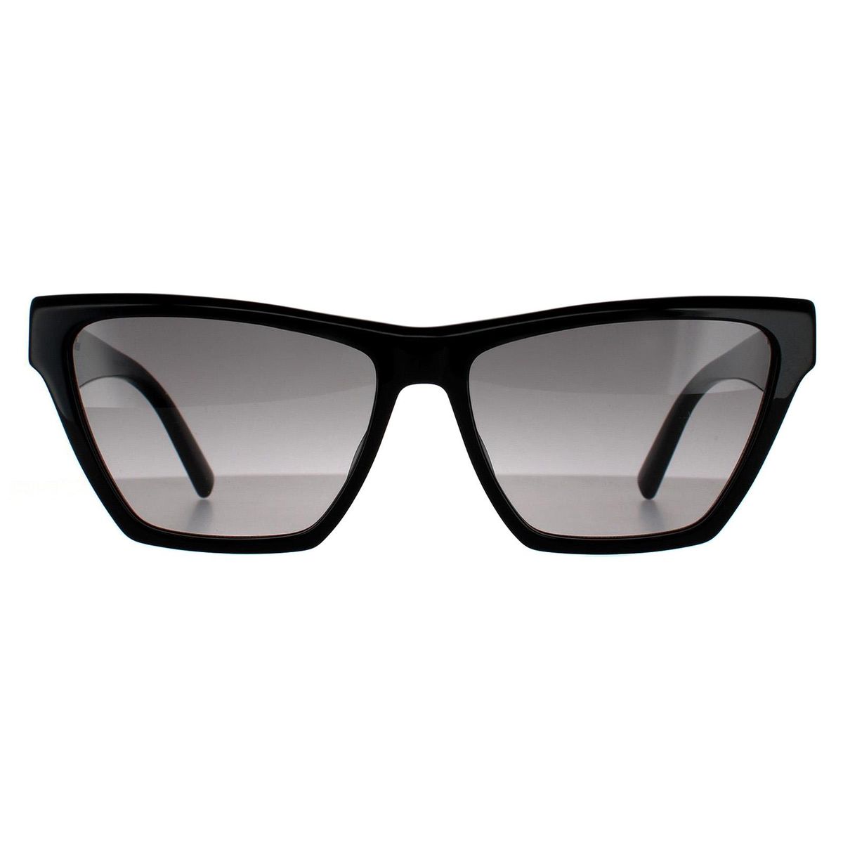 Schwarze Cat-Eye Sonnenbrille mit Farbverlauf