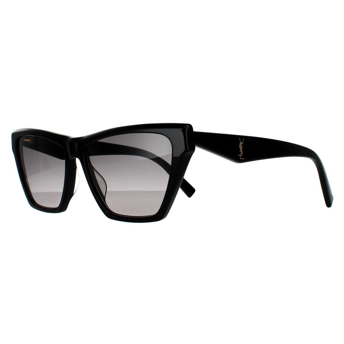Markante Cat-Eye-Sonnenbrille in Block-Optik