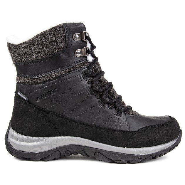 Hi-Tec Riva Mid Damen Wanderschuhe in Schwarz