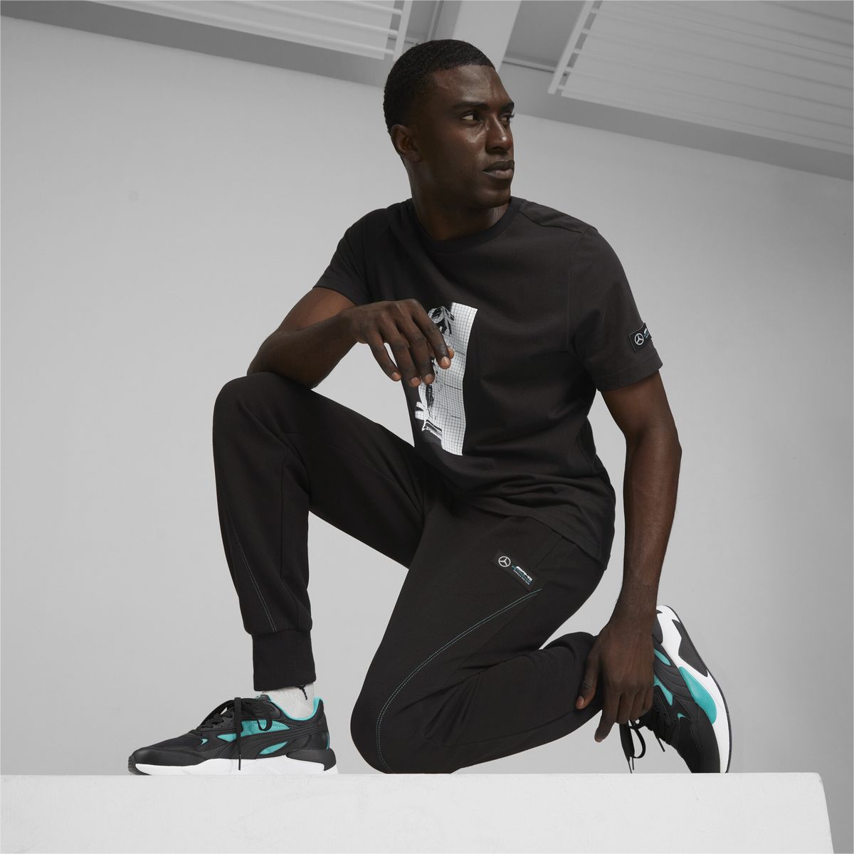 Motorsport-Inspirierte Technische Jogginghose