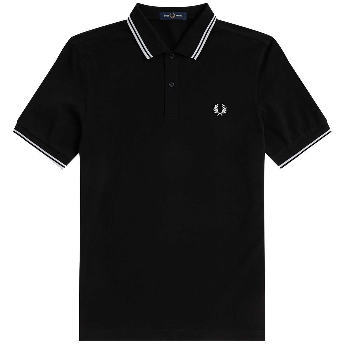 Klassisches Poloshirt mit Doppelstreifen