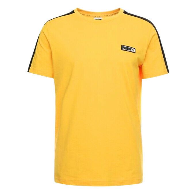 Lässiges T-Shirt mit Streifen und Logo